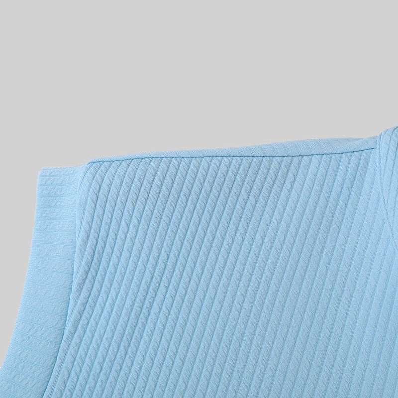 (image for) INCERUN Mens Solid Knit Textured Notched Neck T-Shirt Comfortable Stand Collar Short Sleeve Top for Male